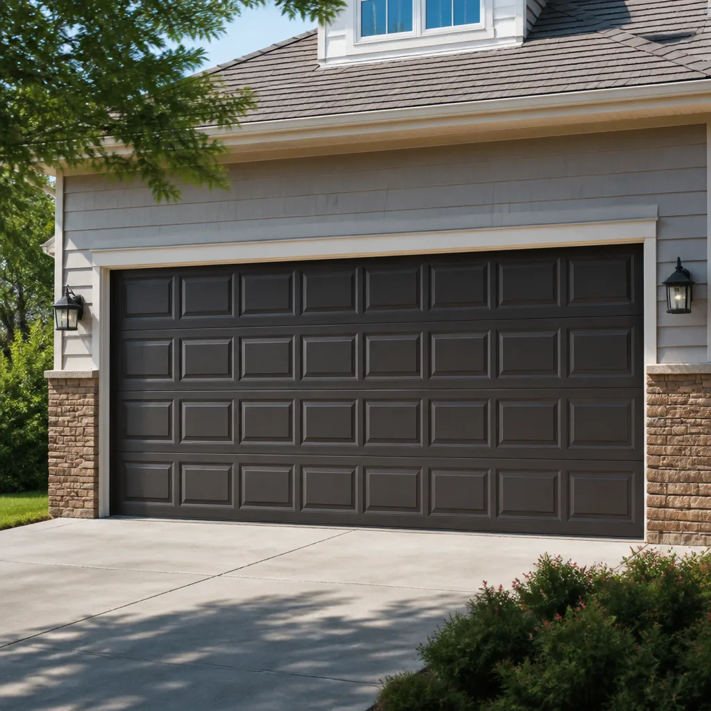 Raised-panel steel